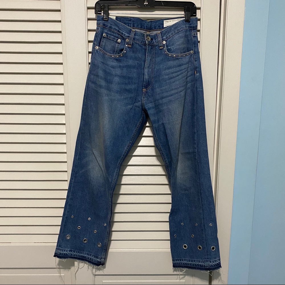Rag & Bone Jeans w/ grommet